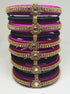Handmade Bangle Silk Thread Jewellery (in 2 colours)